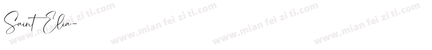 Saint Elia字体转换